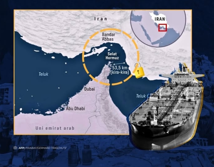 AS Mulai Blokade Selat Hormuz Hari Ini